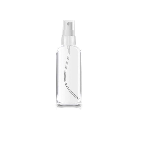 ファインミストミニクリアスプレーボトル（ポンプスプレーキャップ付き）-エッセンシャルオイル、旅行、香水用-詰め替え可能で再利用可能