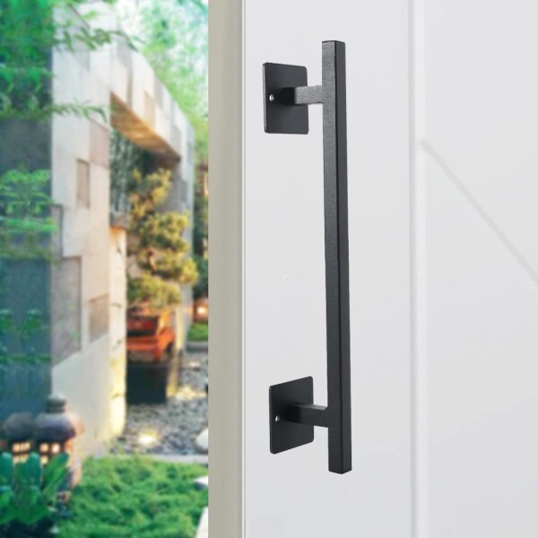 K07 納屋のドアハンドル 取っ手 取手 キャビネット ドア ゲート ネジ付き 取り付けが簡単