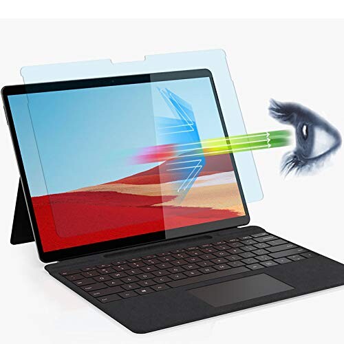 Surface Laptop対応 ブルーライトカットフィルム 液晶保護フィルム 超透明 指紋防止 抗菌 「PCフィルター専門工房」