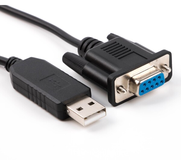 PL2303TA USB RS232〜DB9クロス・ワイヤード・ロールオーバ・ヌル・モデム・ケーブル (Null modem pinout: 2-TXD, 3-RXD 5-GND, 7-CTS. 8