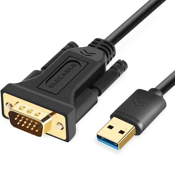 USB - VGAアダプターケーブル 2M Mac OS Windows 11/10/8/7 USB 3.0 - VGAオス 1080P モニターディスプレイ ビデオアダプター/コンバータ
