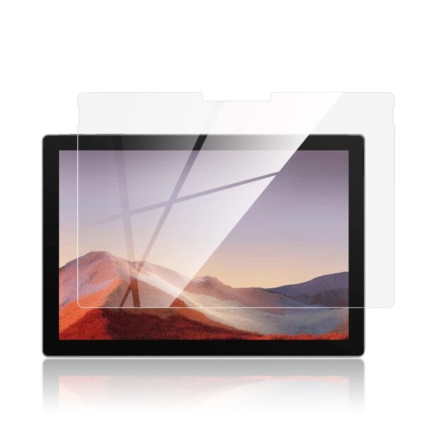 Surface Pro 7 Plus/Surface Pro 7 用 ガラスフィルム 旭硝子社製/2.5D/耐衝撃硬度9H/透過率/飛散防止/気泡自動排除 スクラッチ 指紋防止