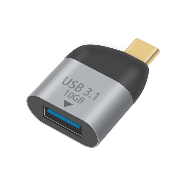 Duttek USB C to USB 3.0 変換 アダプタ、10Gbps 高速転送USB 3.1 Type C (オス) to USB 3.0 (メス) 変換アダプタ、USB C to USB Aアダプ