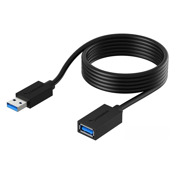 SABRENT USB延長 1.8m USB延長ケーブル3.2 Gen 1 (USB Type-Aオス-メス）SuperSpeed 5Gbps/ PS5・PS4、タブレット、ゲーミングPC、PC、ミ