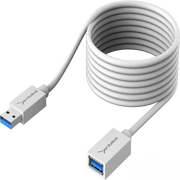 SABRENT USB延長 3.0m USB延長ケーブル3.2 Gen 1（USB Type-Aオス-メス）SuperSpeed 5Gbps/ PS5・PS4、タブレット、ゲーミングPC、PC、ミ