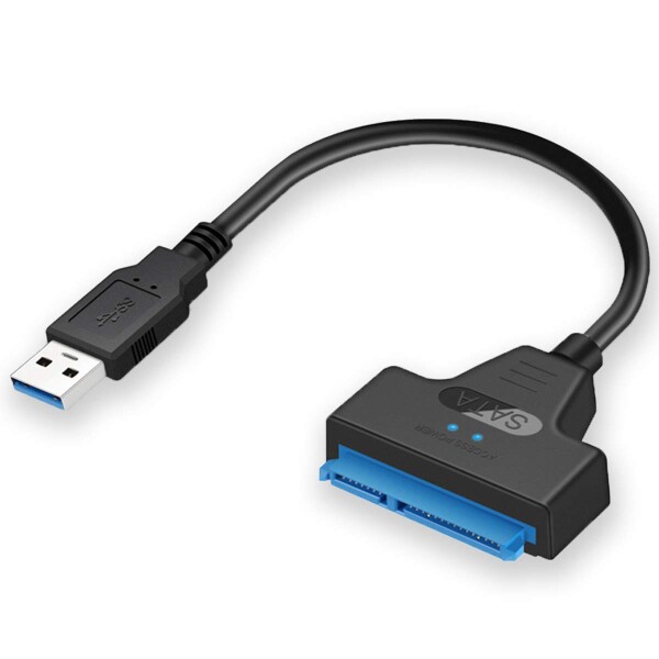 Satohom SATA to USB 3.0 変換ケーブル 2.5インチ SSD/HDD SATA ケーブル 高速 ハードディスク SATA USB 3.0 変換アダプター HDD USB 外