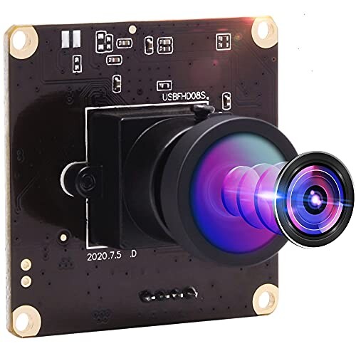 ELP USBカメラ 260fps 高速ウェブカメラ 110度広角 歪みなしレンズカメラモジュール 2MP USB UVCビデオ ライトバーンカメラ 工業用カメラ