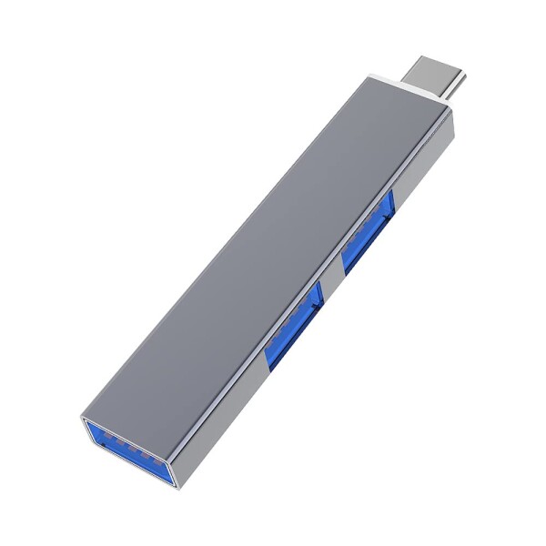 Glvaner USB‐A/Type-C to USB3.0ハブ 3in1ミニUSBハブ OTGアダプター 伝送速度5Gbps コンピュータ macbook windows 対応 USB拡張 テレワ