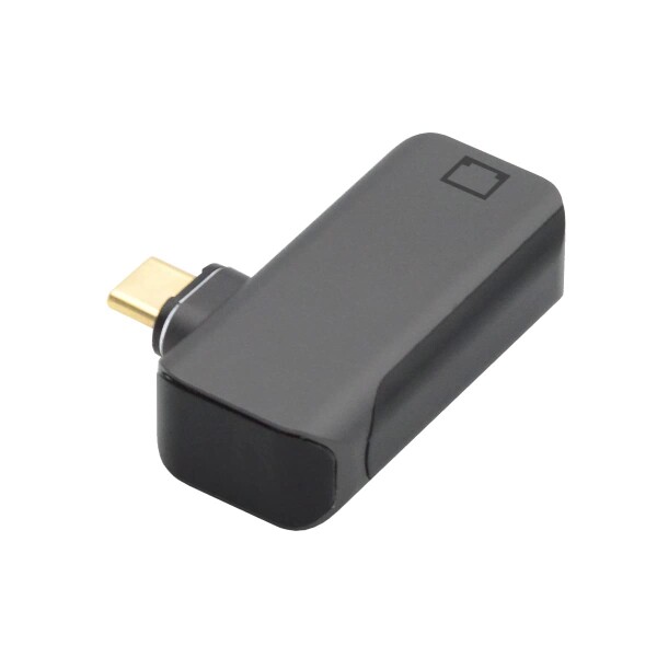 NFHK 磁気角度付きタイプ USB-C Type-C USB3.1~1000Mbps ギガビットイーサネットネットワークLANアダプター ノートパソコン用