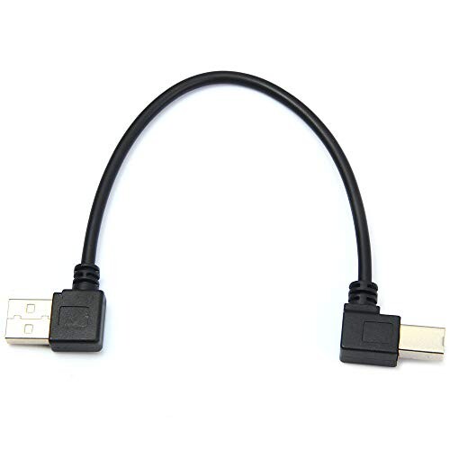 chenyang 直角 USB 2.0 A オス - B オス 直角 90度 ケーブル 50cm プリンター スキャナー ディスク用
