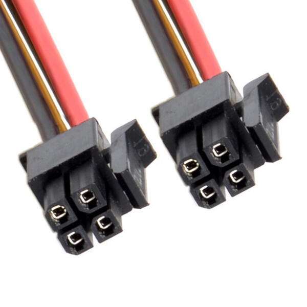 CY Cable Power ATX Molex Micro Fit コネクター 4ピン オス - オス 電源12V ケーブル 20AWG ピッチ=3.0mm