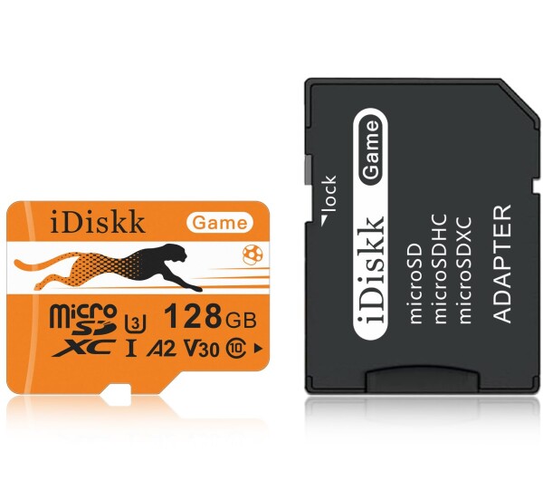 iDiskk マイクロsdカード ゲーム機専用128GB Game ゲーミング microSDカード Switch 高転送速度 読み込み170MB/s 書き込み100MB/s Full H