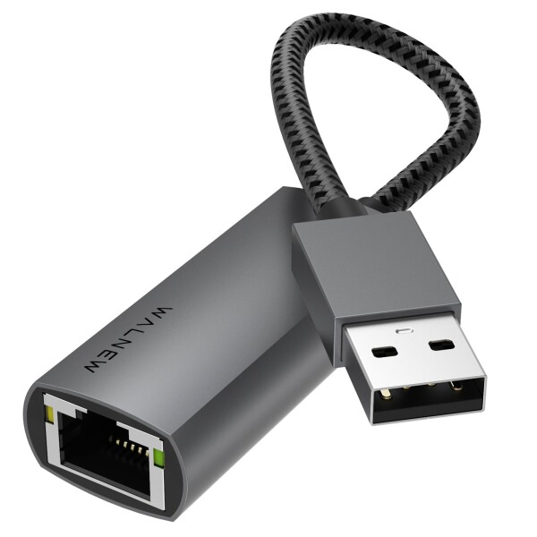 USB LAN変換アダプター WALNEW 有線LANアダプター USB3.0 1000Mbps高速通信 USB to RJ45 ギガビット イーサネットアダプタ LANケーブル U