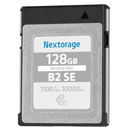 Nextorage ネクストレージ 国内メーカー 128GB CFexpress Type B メモリーカード NX-B2SEシリーズ 最大読み出し速度1100MB/s 最大書き込