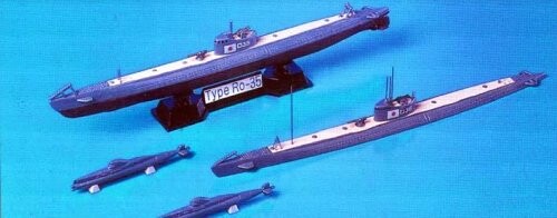 ピットロード 1/700 日本海軍 潜水艦 呂35 & 蛟龍 W45