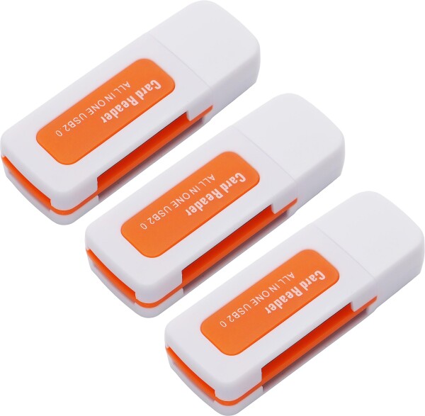 USB2.0 4in1 多機能カードリーダー SD TF マイクロSD メモリースティック メモリースティックマイクロ 対応 3点セット