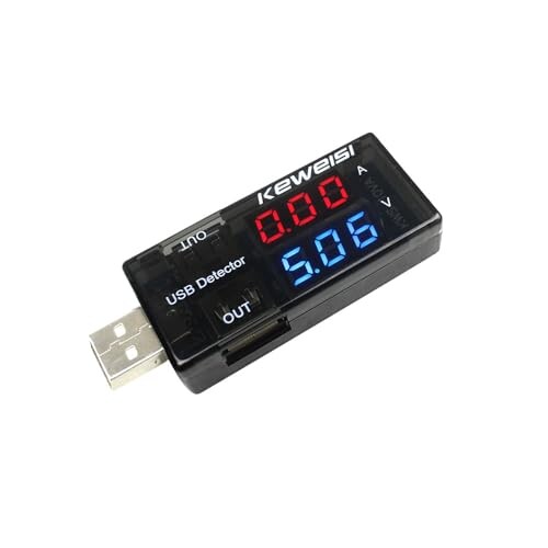 USB電流電圧テスター 電源メーター電圧モニター チェッカー 計測 測定 便利 小型 持ち歩き 精密機器 (style1)
